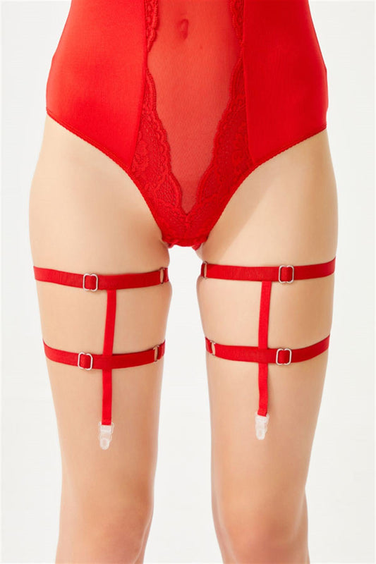 Adjustable Women Thigh Accessory CH2512 Red